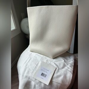 SOLD The Row Park North South Medium Tote Grained in Ivory